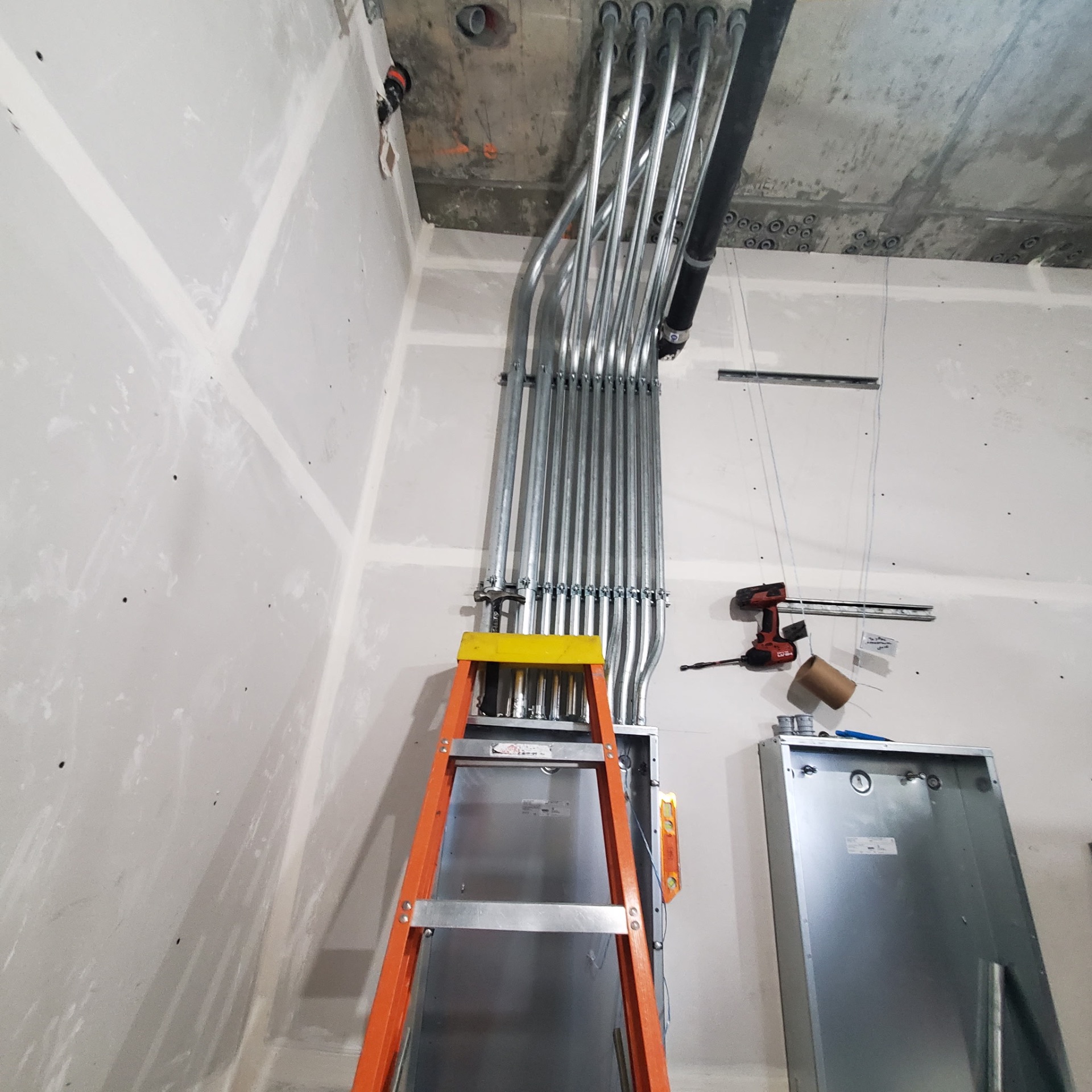 Parallel EMT Risers — Stacked Bends
