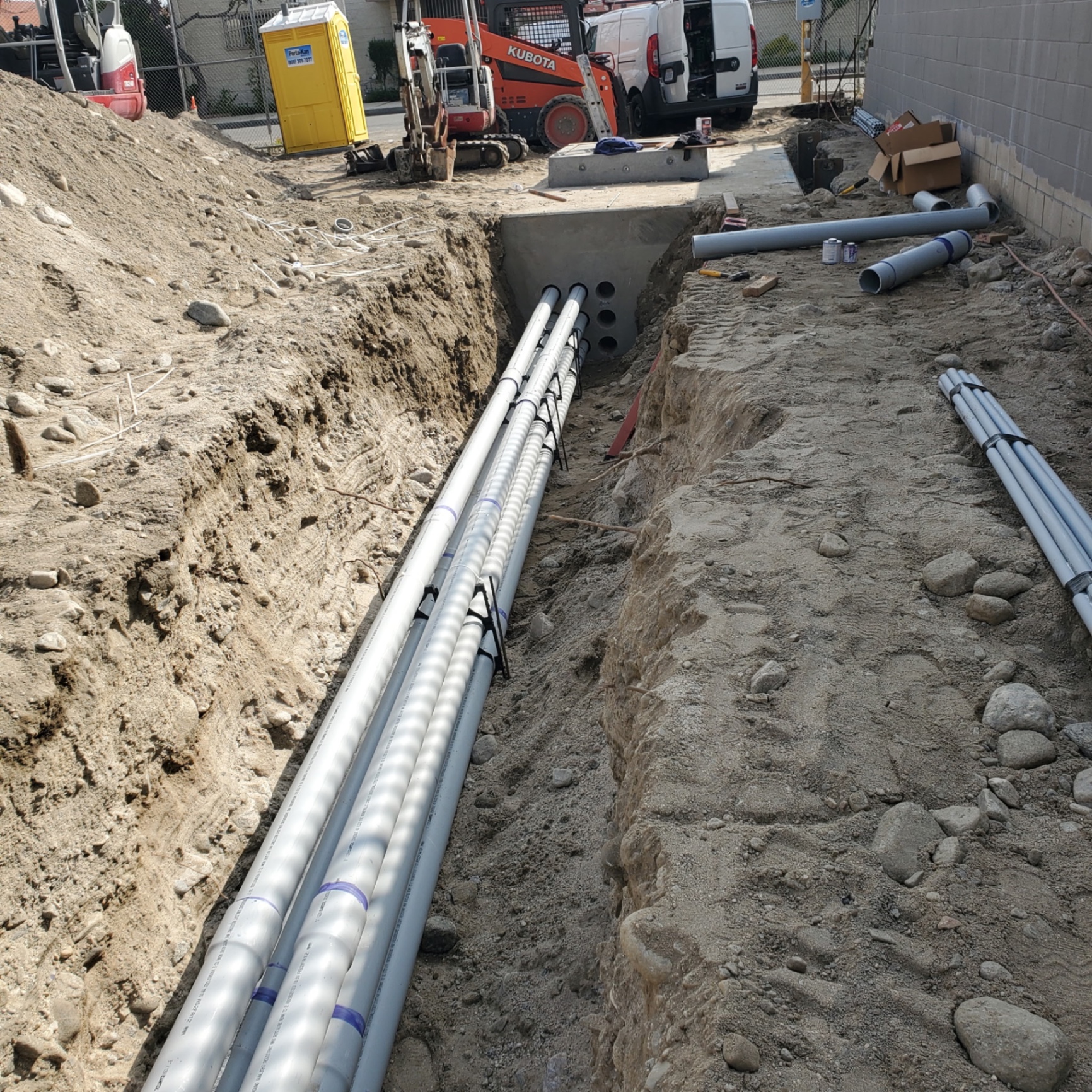 Underground Vault & Conduit Bank